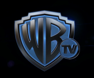 Warner Bros TV slate and blue graphic