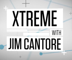Graphic title card that reads Xtreme with Jim Cantore